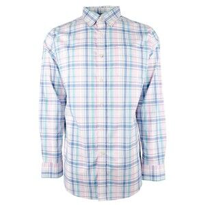 Southern Tide Men's Long Sleeve Coastal Passage Sky Valley Plaid Sport Shirt...